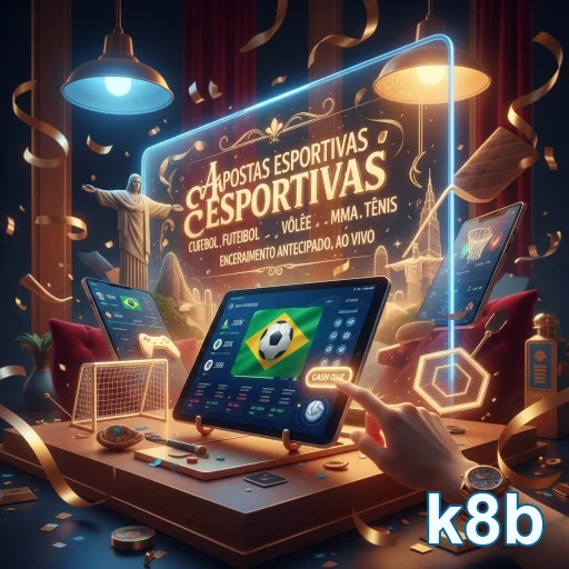 Tela de login k8b no celular com acesso confiável
